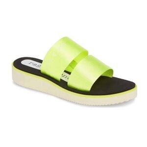 NWOT rag & bone MILA acid green slide 39